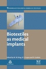 Cover: Biotextiles as Medical Implants - Woodhead Publishing Ltd