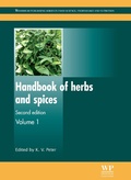 Cover: Handbook of Herbs and Spices: v. 1 - Woodhead Publishing Ltd