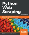 Abbildung von: Python Web Scraping - Second Edition - Packt Publishing