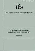 Cover: Organic Farming - International Fertiliser Society