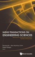 Cover: Iaeng Transactions On Engineering Sciences: Special Issue For The International Association Of Engineers Conferences 2016 - World Scientific Publishing Co Pte Ltd
