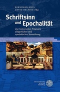 Cover: Schriftsinn und Epochalit&auml;t - Universit&auml;tsverlag Winter