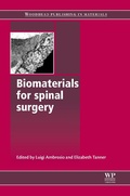 Cover: Biomaterials for Spinal Surgery - Woodhead Publishing
