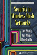 Cover: Security in Wireless Mesh Networks - Auerbach
