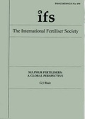 Cover: Sulphur Fertilisers - International Fertiliser Society