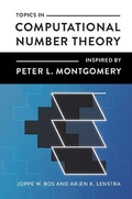 Cover: Topics in Computational Number Theory Inspired by Peter L. Montgomery - Cambridge University Press