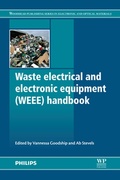 Cover: Waste Electrical and Electronic Equipment (Weee) Handbook - Woodhead Publishing Ltd