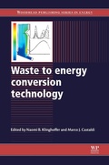Cover: Waste to Energy Conversion Technology - Woodhead Publishing Ltd