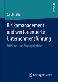 Abbildung von: Risikomanagement und wertorientierte Unternehmensführung - Springer Gabler