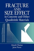 Cover: Fracture and Size Effect in Concrete and Other Quasibrittle Materials - CRC Press