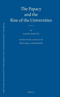 Enlarge image Cover: The Papacy and the Rise of the Universities - Brill
