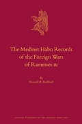 Cover: The Medinet Habu Records of the Foreign Wars of Ramesses III - Brill