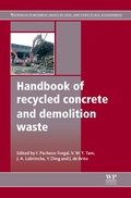 Cover: Handbook of Recycled Concrete and Demolition Waste - Woodhead Publishing