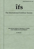 Cover: Micronutrient Product Types and Their Development - International Fertiliser Society