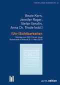 Cover: (Un-)Sichtbarkeiten - Akademische Verlagsgemeinschaft M&uuml;nchen
