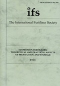 Cover: Suspension Fertilisers - International Fertiliser Society