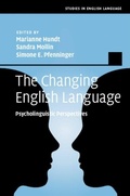 Cover: The Changing English Language - Cambridge University Press