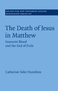 Cover: The Death of Jesus in Matthew - Cambridge University Press