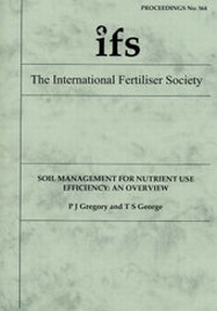 Enlarge image Cover: Soil Management for Nutrient Use Efficiency - International Fertiliser Society