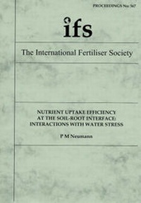 Enlarge image Cover: Nutrient Uptake Efficiency at the Soil-root Interface - International Fertiliser Society