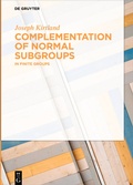 Bild: Complementation of Normal Subgroups - De Gruyter