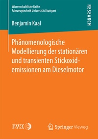Abbildung von: Phänomenologische Modellierung der stationären und transienten Stickoxidemissionen am Dieselmotor - Springer Vieweg
