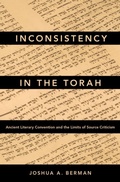 Cover: Inconsistency in the Torah - OUP eBook