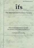 Cover: Role of Magnesium Nutrition in Growth and Stress Tolerance - International Fertiliser Society