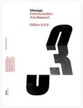 Cover: Message Communication Arts Research - University of Plymouth Press