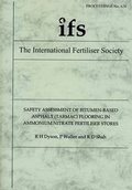Cover: Safety Assessment of Bitumen-based Asphalt (tarmac) Flooring in Ammonium Nitrate Fertiliser Stores - International Fertiliser Society