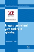 Cover: Process Control and Yarn Quality in Spinning - Woodhead Publishing Ltd