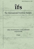 Cover: Urea Technology - Past, Present and Future - International Fertiliser Society