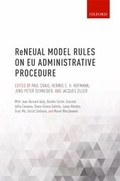 Cover: ReNEUAL Model Rules on EU Administrative Procedure - OUP eBook