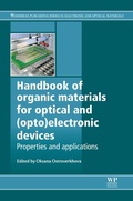Cover: Handbook of Organic Materials for Optical and (Opto)electronic Devices - Woodhead Publishing Ltd