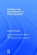 Cover: Intimacy and Separateness in Psychoanalysis - Routledge