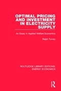 Cover: Optimal Pricing and Investment in Electricity Supply - Routledge