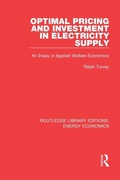 Cover: Optimal Pricing and Investment in Electricity Supply - Routledge