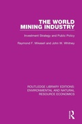 Cover: The World Mining Industry - Routledge