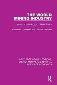 Abbildung von: The World Mining Industry - Routledge