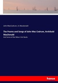 Cover: The Poems and Songs of John Mac Codrum, Archibald MacDonald - Hansebooks