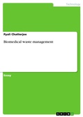 Cover: Biomedical waste management - GRIN Verlag