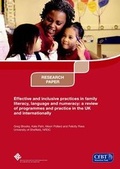 Cover: Effective and Inclusive Practices in Family Literacy, Language and Numeracy - CfBT Education Trust