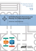 Cover: Architekturbasierte Bewertung und Planung von &Auml;nderungsanfragen - KIT Scientific Publishing
