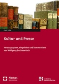 Cover: Kultur und Presse - Nomos