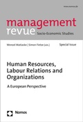 Cover: Human Resources, Labour Relations and Organizations - Nomos