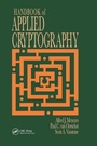 Cover: Handbook of Applied Cryptography - CRC Press