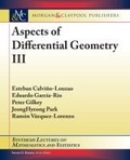 Bild: Aspects of Differential Geometry III - Morgan and Claypool Life Sciences
