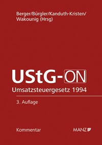 Abbildung von: Kommentar zum Umsatzsteuergesetz 1994 UStG-ON - Manz