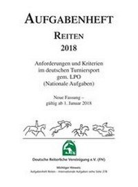 Abbildung von: Aufgabenheft Reiten 2018 - FN Verlag