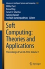 Cover: Soft Computing: Theories and Applications - Springer